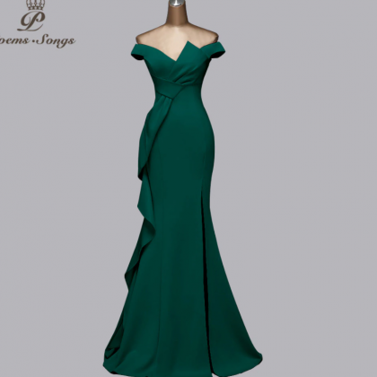 Classy Off The Shoulder Solid Color Special..