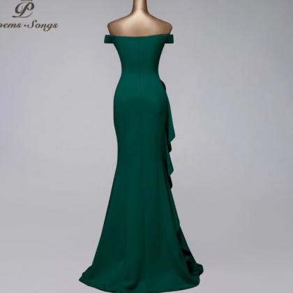 Classy Off The Shoulder Solid Color Special..