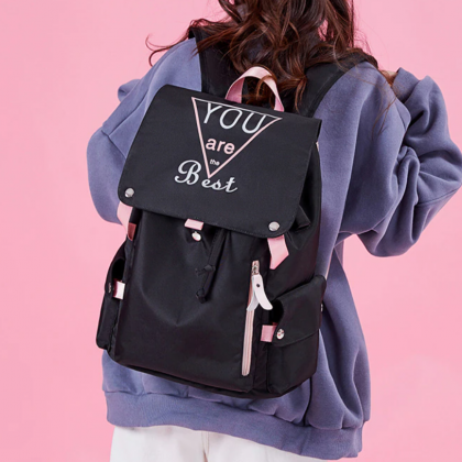 School Bags For Teenage Girls Usb Port Backpack..
