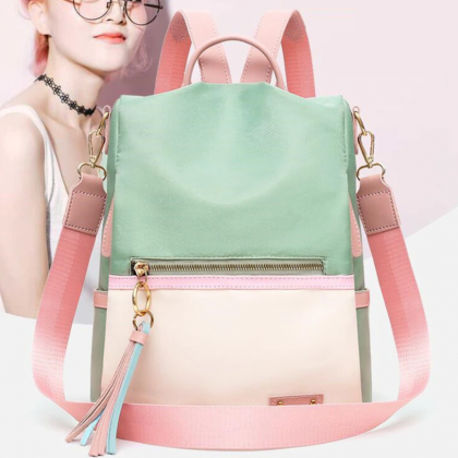 Fashion Backpack Women Candy Color Shoulder Bag..