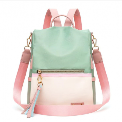 Fashion Backpack Women Candy Color Shoulder Bag..