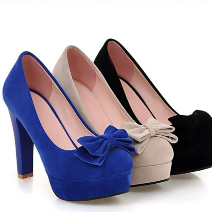Women High Heel Shoes Platform Pumps Woman Thin..