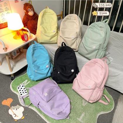 High Quality Waterproof Solid Color Nylon Women..