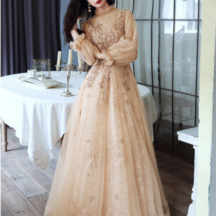 Modest Evening Dresses With Long Sleeves Luxury..