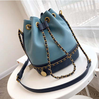 Fashion Chain Bucket Bag Bolsa Feminina Luxury..