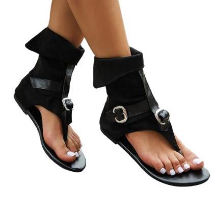 Zip Up Back Women's Gladiator Fashion..
