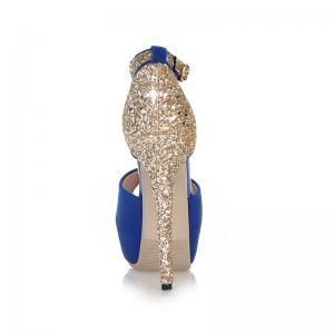 Beautiful Peep Toe Diamond Design High Heel..