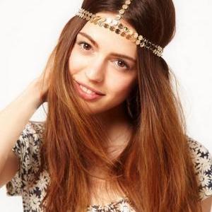 Bohemian Style Golden Hair Accessory