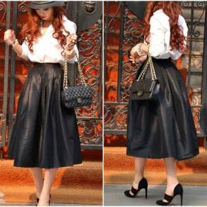 Ball Gown Design Chic Black Skirt