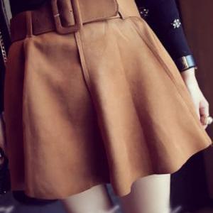 Adorable Pleated Skirt In 3 Colors