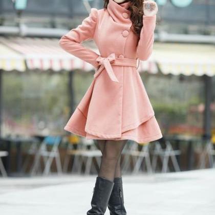 Beautiful Pink Winter Coat with Bow..