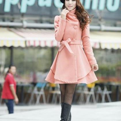 Beautiful Pink Winter Coat with Bow..