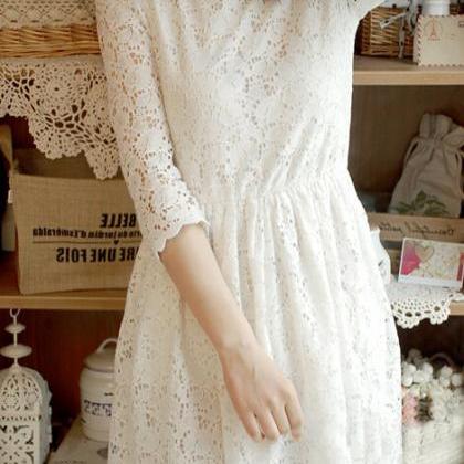 Beautiful Long Sleeve Lace Dress