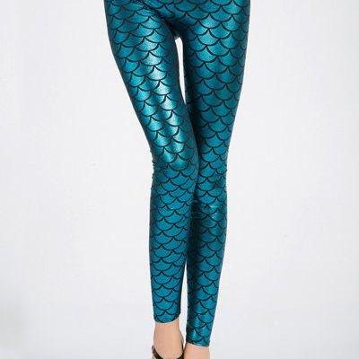 Gorgeous Mermaid Design Leggings
