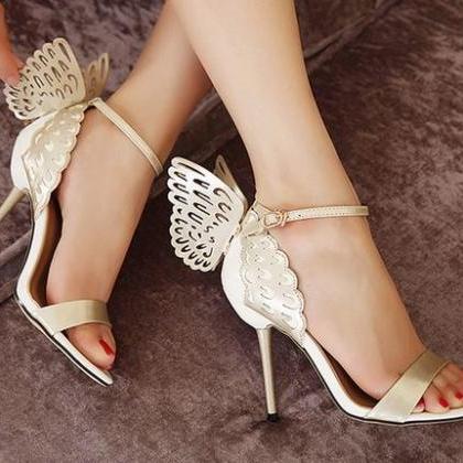 Sexy Wings Design High Heels Fashion Sandals In..