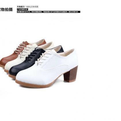 Cute Lace up Oxford Shoes