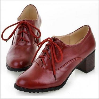 Classy Oxford Shoes in 4 Colors