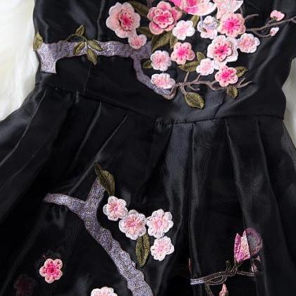 Beautiful Chiffon And Lace Sleeveless Dress