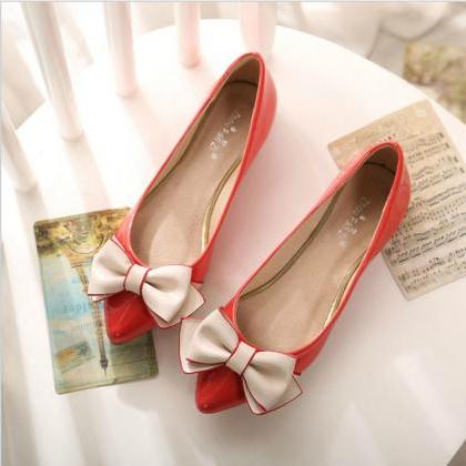 Cute Ballet Shoes with Bow