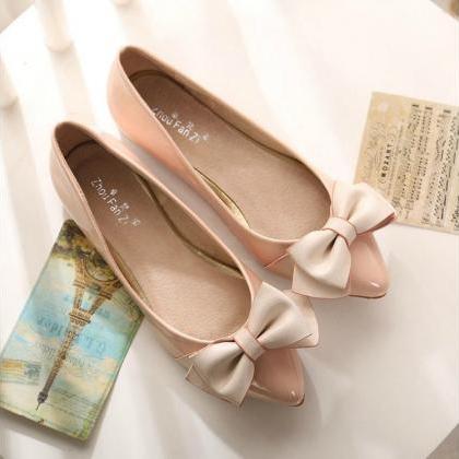 Cute Ballet Shoes with Bow