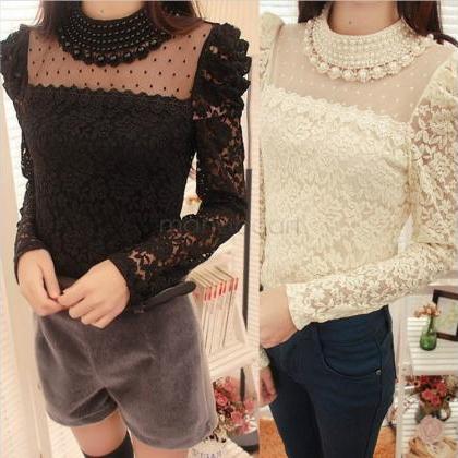 pearl lace for blouse