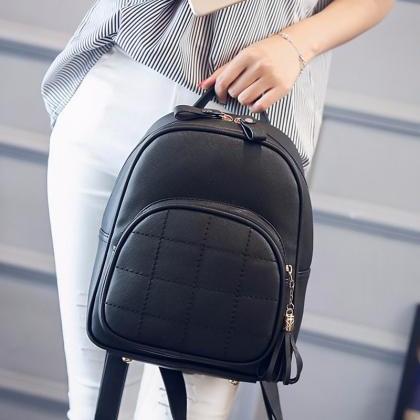 Adorable Tassel Design Women Bag Backpack