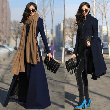 Classy Women Long Winter Coat