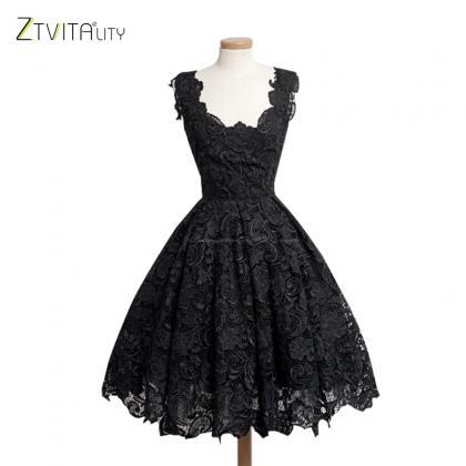 Gorgeous Ball Gown Design Lace Dresses In Black..