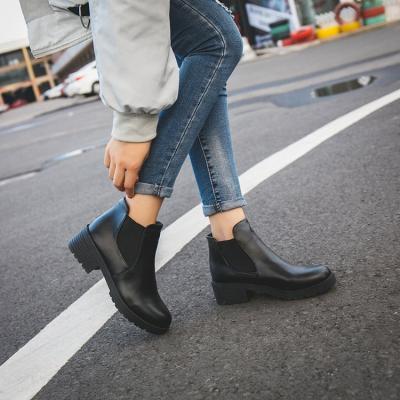 Black Women Martins Ankle Boots