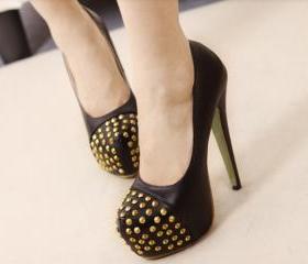 studded high heels designer