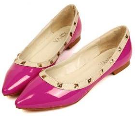 pointed patent flats
