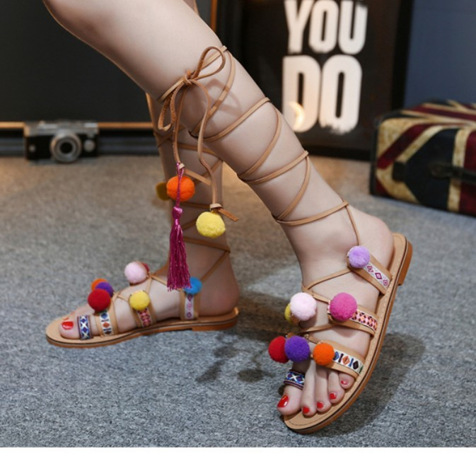 Gorgeous Bohemian Gadiatopr Strappy Sandals
