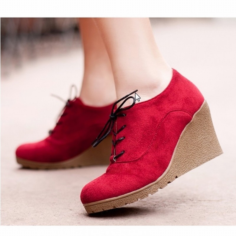 lace up wedges shoes
