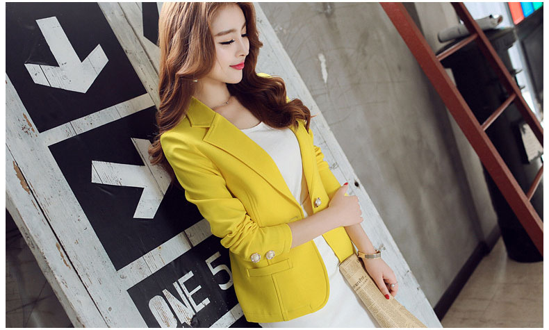 Yellow Blazer And Jacket For Women on Luulla