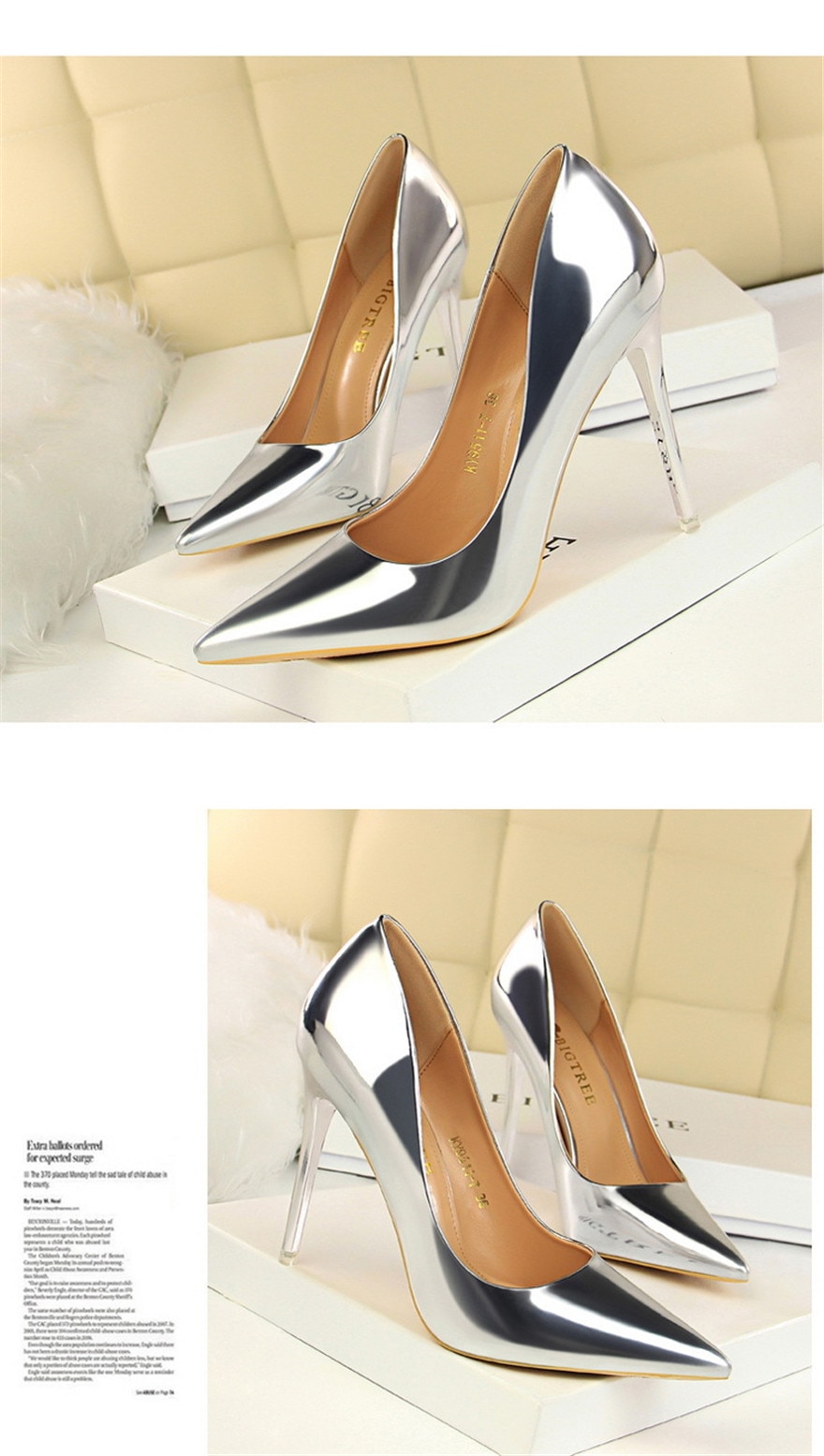 Sexy Pointed Toe High heels Fashion Shoes