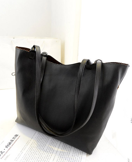 Black Two Pieces Fashion Hand Bag on Luulla