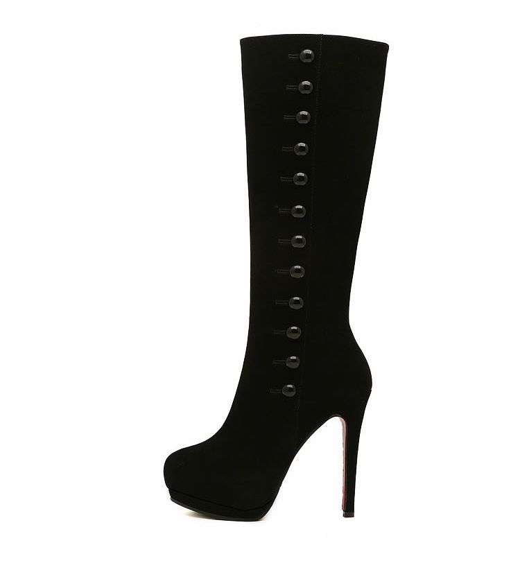 Sexy Black High Heels Fashion Boots on Luulla