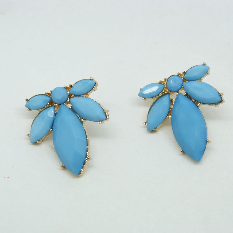 Elegant Blue Fashion Earrings on Luulla