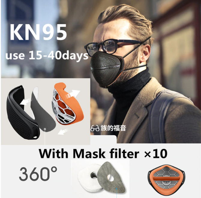 Free Shipping High Quality KN95 Mask with Free Mask Filter