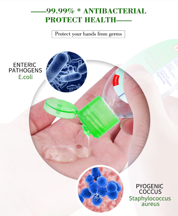 50 Ml Portable Antibacterial Hand Sanitizer With Moisturizer on Luulla