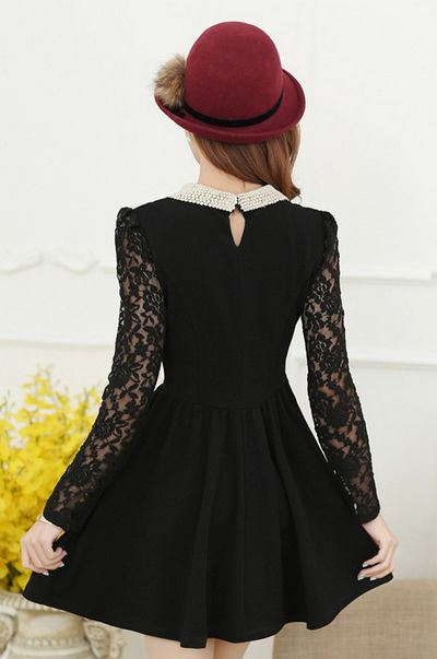 doll collar dress