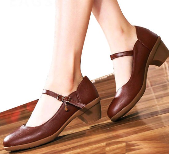Ankle Strap High heels Vintage Retro Fashion Shoes