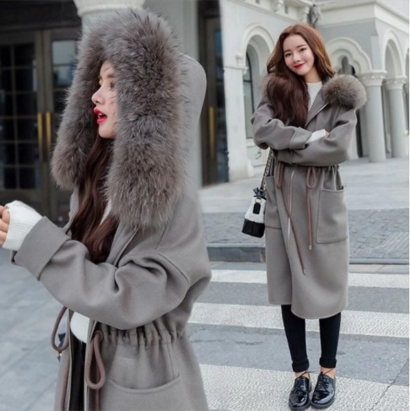 High Quality Women's Cashmere Coats In Grey And Brown