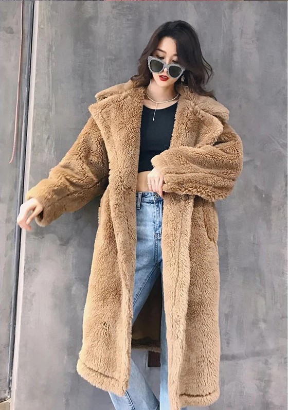 Cozy Winter Faux Fur Warm Long Coat
