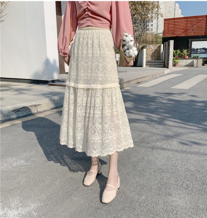Beautiful Full Lace High Waist Skirt