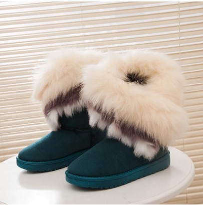 Stylish Women's Faux Fur Winter Boots