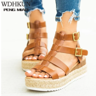 Wdhkun Woman Sandals Wedges