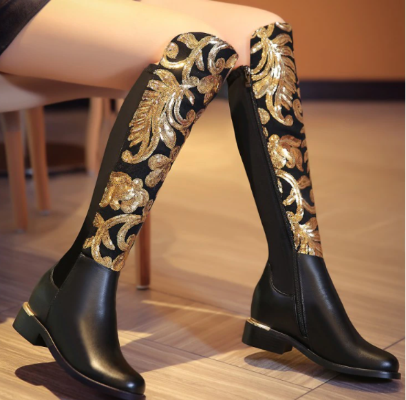 Fashion Genuine Leather Boots Women