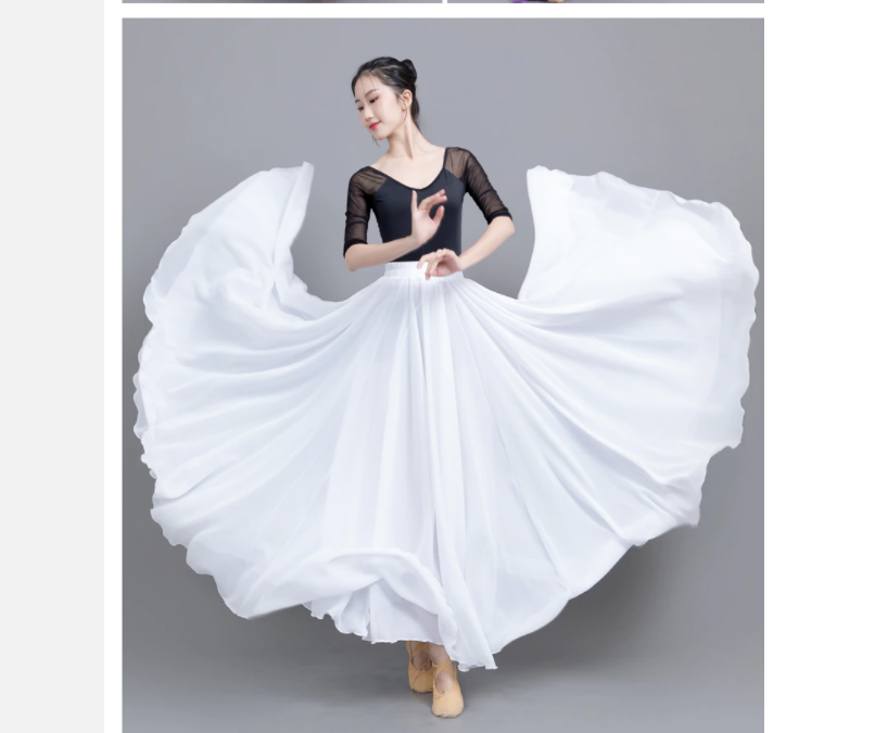 Gypsy Long Skirts Dancer Practice Wear