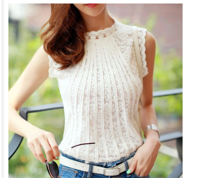 Spring Summer Style Lace Blouse